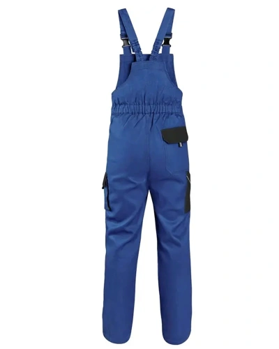 Kalhoty pánské monterkové s laclem LUXY ROBIN, modro-černé 2.jpg