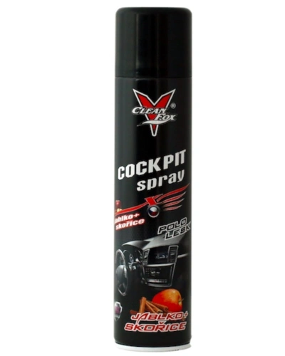 Sprej Cockpit, na palubní desky, Jablko+skořice, pololesk, 400 ml.jpg
