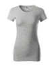 Dámské tričko GLANCE - tmavě šedý melír