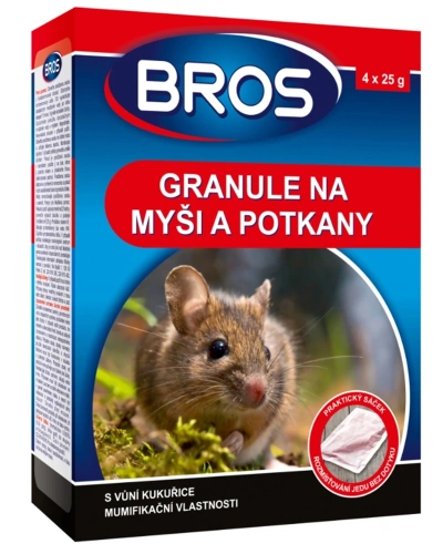 Bros, granule na myší a potkany, 140 g.jpg Bros, granule na myší a potkany, 140 g.jpg