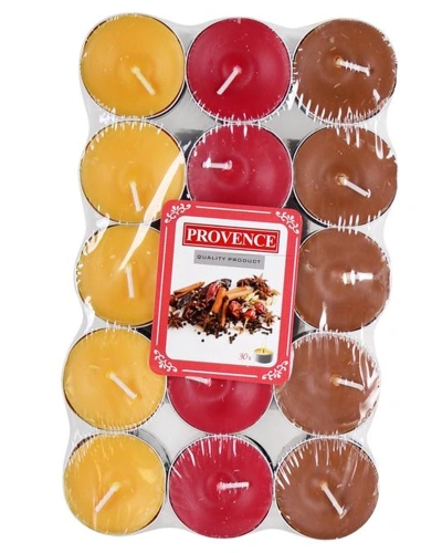 Svíce čajová 30 ks, sladké koření.jpg