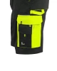 Kraťasy pánské montérkové CXS SIRIUS BRIGHTON, černo-žluté