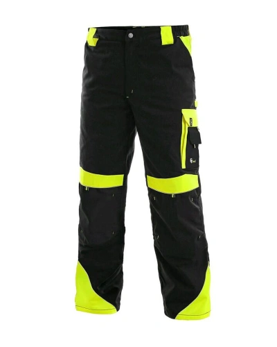 Zimní kalhoty CXS SIRIUS BRIGHTON černo-žluté