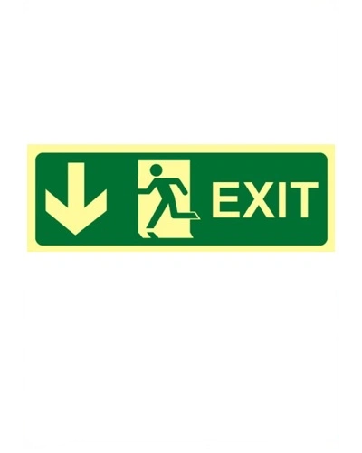 Bezpečnostní tabulka EXIT - DOLŮ