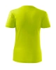 Dámské triko CLASSIC NEW - limetková
