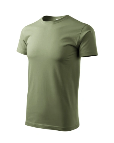Unisexové tričko HEAVY NEW - khaki