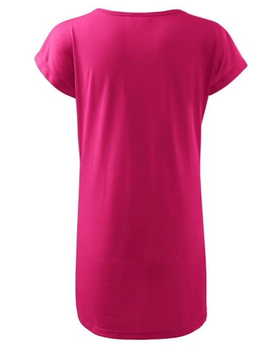 Tričko-šaty dámské Love 123 purpurová 2.jpg