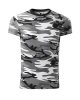 Unisexové tričko CAMOUFLAGE - Camouflage gray