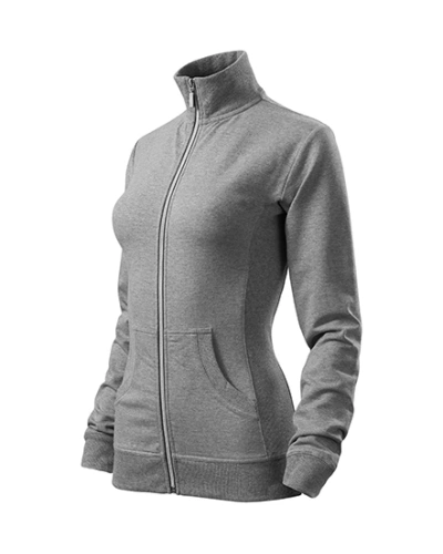 Dámská mikina VIVA - tmavě šedý melír