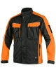 Blůza pánská montérková CXS SIRIUS BRIGHTON, černo-oranžová 1.jpg