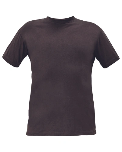 Tričko pánské TEESTA - tmavě hnědá