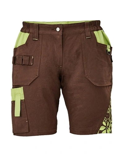 Dámské šortky YOWIE  hnědá-zelená