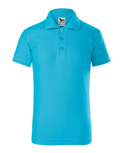 Dětská polokošile PIGUE POLO, tyrkysová