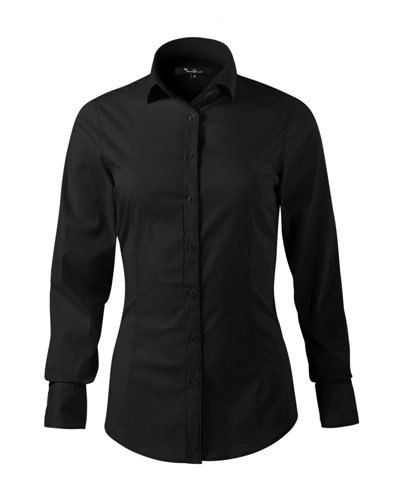 Dámská košile DYNAMIC s dlouhým rukávem, černá