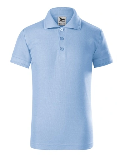 Dětská polokošile PIGUE POLO, nebesky modrá
