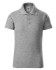 Dětská polokošile PIGUE POLO, tmavě šedý melír