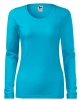 Tričko dámské SLIM 139 tyrkysová