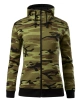 Mikina dámská Camo Zipper C20 - camouflage green 1.jpg