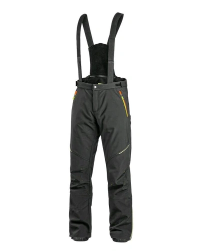 Kalhoty pánské zimní TRENTON, černé s HV doplňky