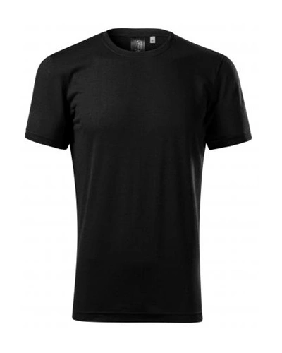Pánské tričko MERINO RISE, černé
