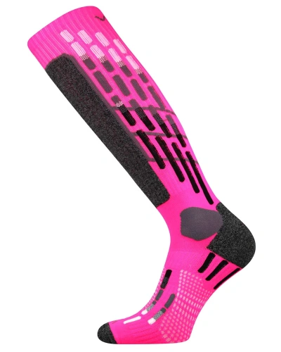 Podkolenky kompresní Vxpres, neon růžová