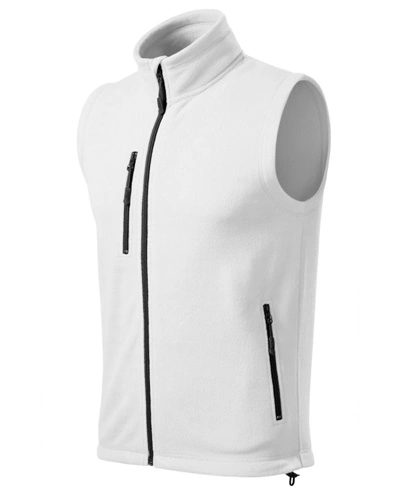 Unisexová fleecová vesta EXIT - bílá Unisexová fleecová vesta EXIT - bílá