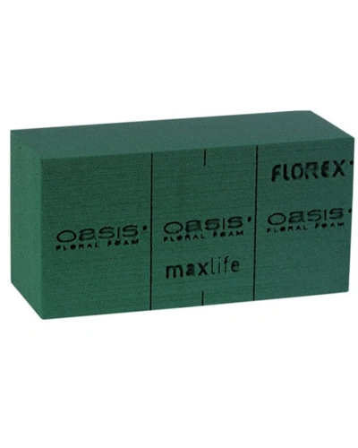 FLOREX, aranžovací hmota, zelená, cihla, 20x10x7,7 cm, 0402.jpg