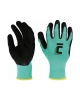 Rukavice pracovní povrstvené SALANGANA - zelené Rukavice pracovní povrstvené SALANGANA - zelené
