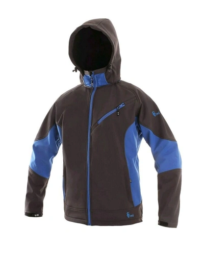 Bunda pánská softshellová SACRAMENTO, šedo-modrá Bunda pánská softshellová SACRAMENTO, šedo-modrá