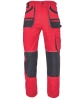 Kalhoty pánské montérkové HANS, do pasu, červená-antracit.jpg