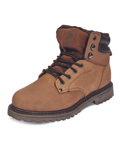 Obuv pracovní kotníková BK FARMER, O2 CI SRC, kůže, zimní, hnědá