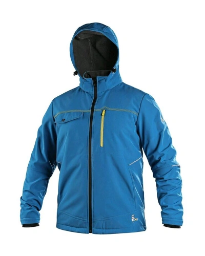 Bunda pánská softshellová STRETCH, středně modrá Bunda pánská softshellová STRETCH, středně modrá