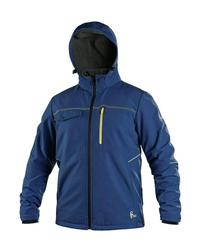 Bunda pánská softshellová STRETCH, tmavě modrá