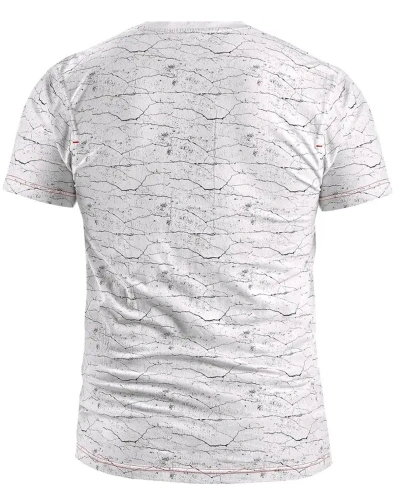 Tričko pánské MARMORO krátký rukáv, bílé 2.jpg