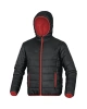 Bunda pánská DOON prošívaná, černo-červená