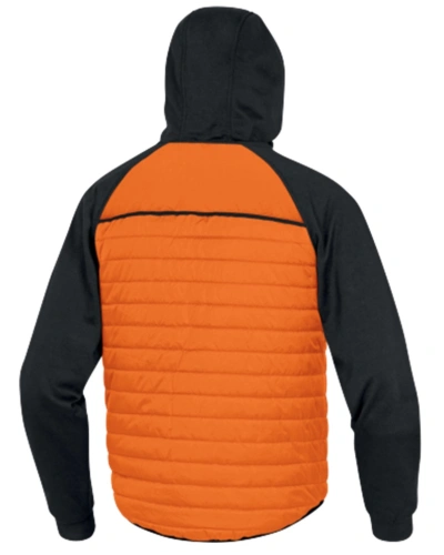 Bunda pánská zimní MOOVE s kapucí, šedá-oranžová  2.jpg