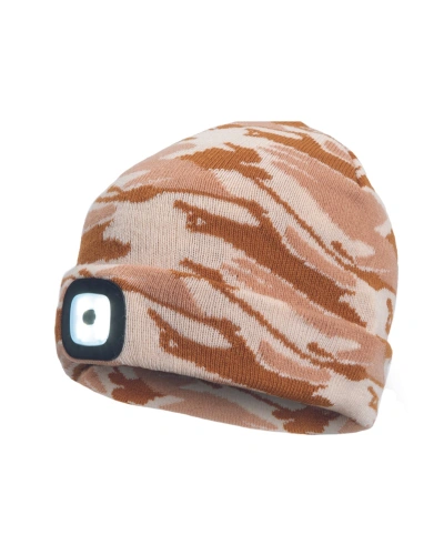 Čepice DEEL LED lampa béžová kamufláž Čepice DEEL LED lampa béžová kamufláž