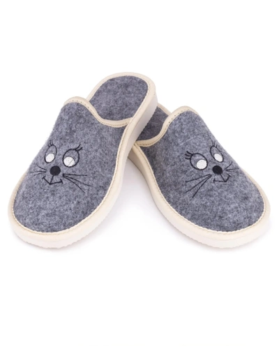 Dámské filcové pantofle micina