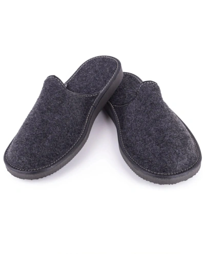 Pánské filcové pantofle černé