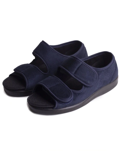 Zdravotní obvazová obuv otevřená modrá