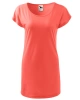 Tričko-šaty dámské Love 123 korálová 1.jpg