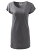 Tričko-šaty dámské Love 123 ocelově šedá 1.jpg