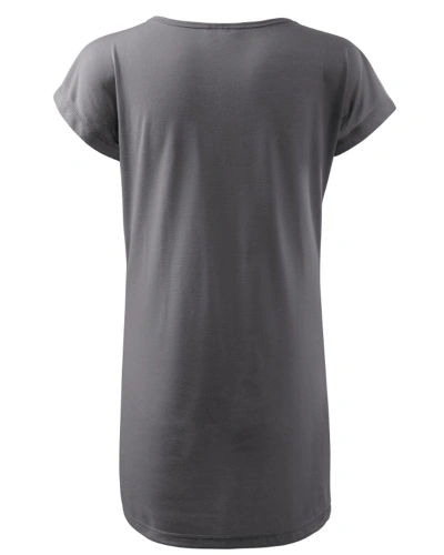 Tričko-šaty dámské Love 123 ocelově šedá 2.jpg