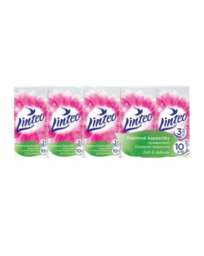 LINTEO Soft & Delicate papírové kapesníky LINTEO Soft & Delicate papírové kapesníky