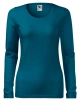 Tričko dámské SLIM 139 petrolejová