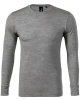Tričko pánské Merino Rise LS 159 - tmavě šedý melír Tričko pánské Merino Rise LS 159 - tmavě šedý melír