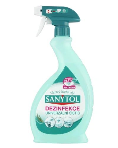 Sanytol, prostředek dezinfekční, 500ml, universalní, s rozprašovašem, Eukalyptus.jpg Sanytol, prostředek dezinfekční, 500ml, universalní, s rozprašovašem, Eukalyptus.jpg