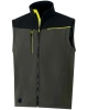 Bunda pánská softshell SOCCIA, 2v1, khaki-černá