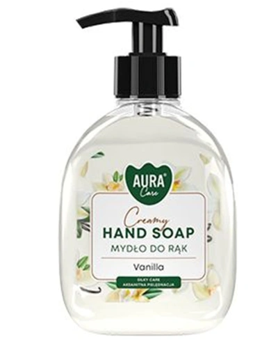 Mýdlo tekuté AURA, s pumpičkou, 300ml, Vanilla.jpg
