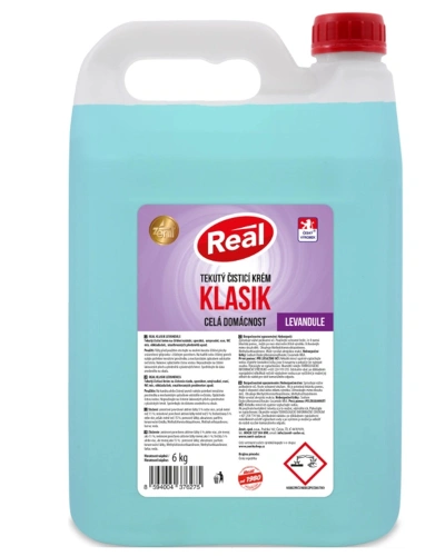 Real Klasik, tekutý čistící krém, 6kg, levandule.jpg Real Klasik, tekutý čistící krém, 6kg, levandule.jpg